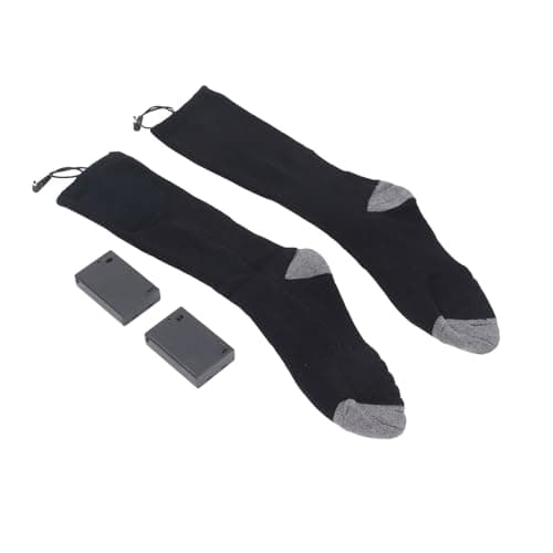 Battery Operated Heated Socks for Winter Travel, Skiing, Hiking, One Size — view 4