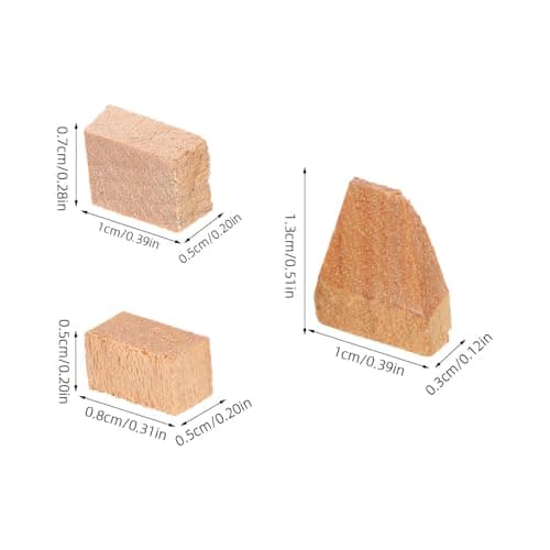 3set Violin Bow Wooden Wedge Plugs, Repair Accessories — view 2