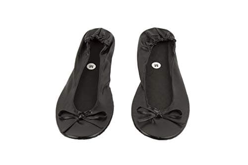 Wedding Mates Women's After Party roll up Shoes (7/8 UK, Black)