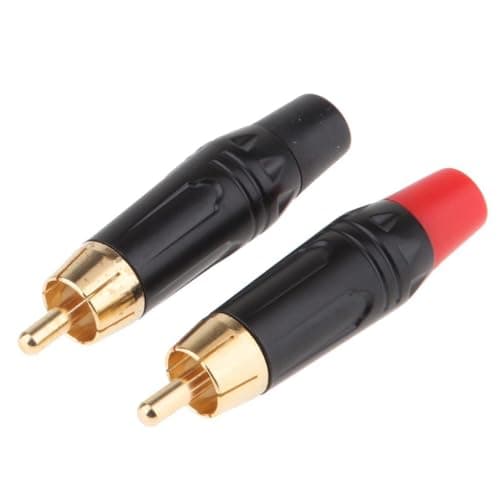 DSOUWEH Professional Grade Male Adapter Plug For Cable Connector Strong Alloy Shell Ensures Long Lasting Performance Male Socket Plug Connector Speaker Plugs — view 3