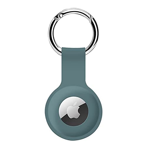 COLORCORAL AirTag Holder Case- Silicone Case for AirTag Keyring 2026/2021