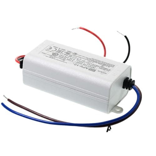 MEAN WELL APV 12W 15V 0.8A LED Driver， APV-12-15 AC-DC Single Output Constant Voltage Switching Power Supply Converter Transformer with IP42, Plastic Case — view 3