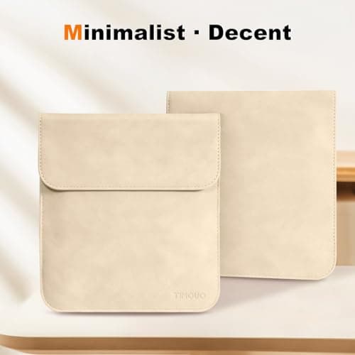 TiMOVO 7 Inch eReader Sleeve Carrying Case, Apricot — view 6