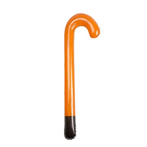 Lezevn 1 Piece Inflatable Walking Stick Blow Up Walking Stick Inflatable Joy for Dress Up Old Man Party Accessories (1)