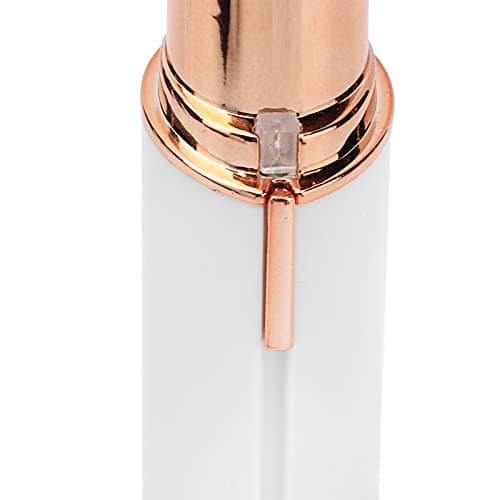 Denash Facial Hair Trimmer, Electric Face for Women, Lipstick Shaped Mini USB Charging Shaver, Portable Hair Remover for Travel Touch Up (White UBS Charging) — view 4
