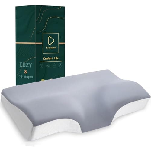 Ecosafeter 2026 Upgrade Memory Foam Pillow- Cervical Orthopedic Deep Sleep Neck Pillow-Superior Comfort for Neck Shoulder Pain Sleeping