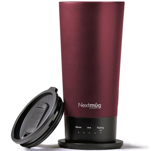 Nextmug Go - Temperature-Controlled, Self-Heating Travel Mug