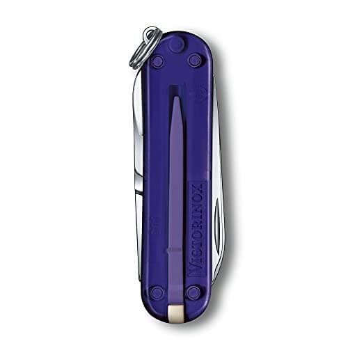 Victorinox Swiss Army Knife Classic SD, Pocket Knife, 7 Functions, Purple — view 3