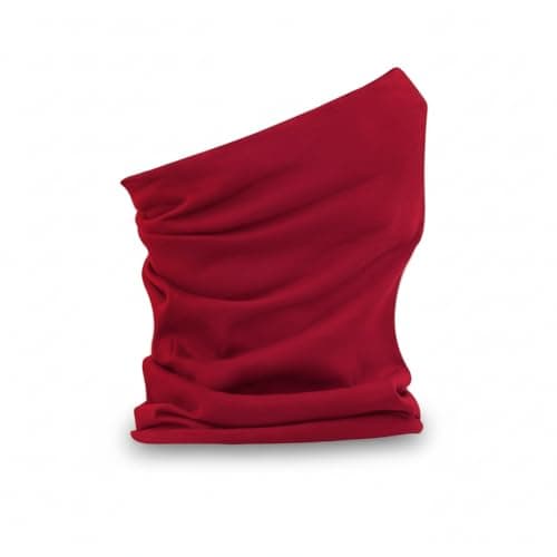 Rocking Party Adults Balaclava Snood Neck Tube Plain Paisley Scarf Travel Cover (Maroon)
