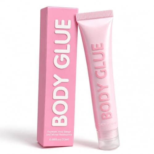 Body Glue for Clothes & Skin, Clear Non-Slip Adhesive for Stockings, 20 ml