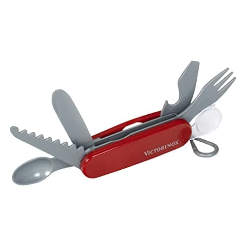 Theo Klein 2805 | Victorinox Swiss Army Knife | Toy Pocketknife for children with 6 tools and cutlery | Dimensions: 11.5 cm x 3 cm x 3 cm | Toys for children aged 3 and over