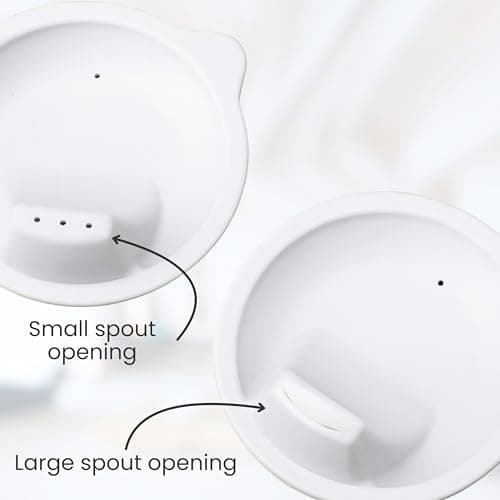 Homecraft Caring Travel Mug, Two Handle Easy Grip, Spill Resistant with Spout Opening for Children, Elderly and Disabled Users, Small Spout — view 5