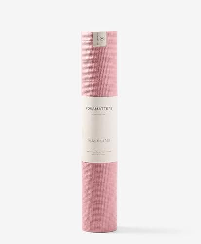 Yogamatters Sticky Yoga Mat - Original | Non-Slip | Workout Exercise Gym | (Rose Quartz) — view 3