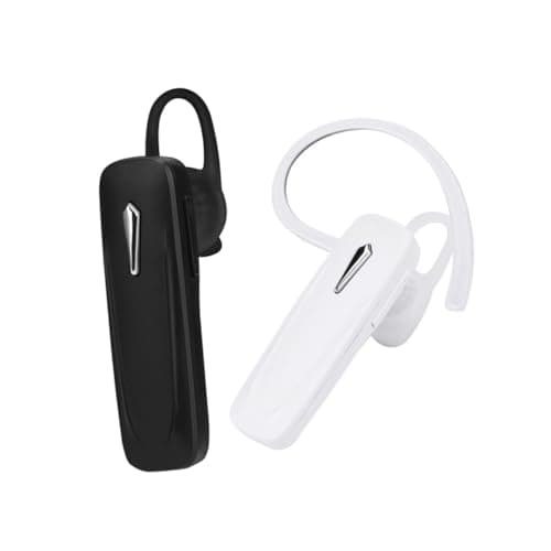 CIYODO 2pcs Car Wireless Headset Earbuds Hands-free Earphone Microphone for Business Travel Office Use