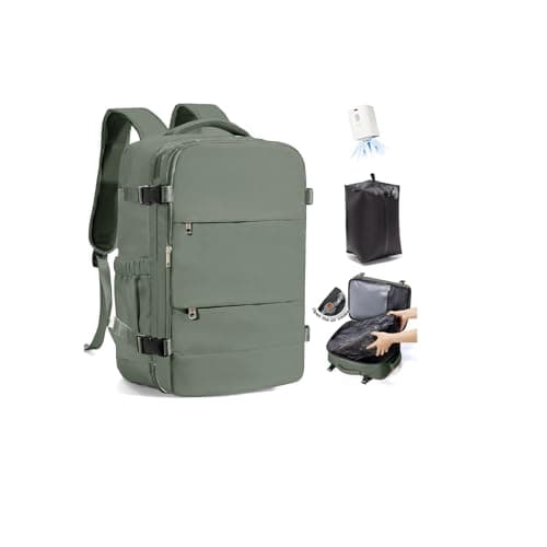 SZLX Vacuum Backpack Travel Bag with Pump,New Ryanair Cabin Size Bag 40x30x20 Backpack Wizz air,Ryanair Vacuum Cabin Bags 40x20x25 underseat Carry-ons Travel Backpack Cabin Size Women Men
