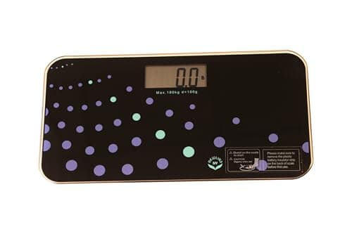 NewlineNY SBB0721M-NYTW Digital Mini Travel Bathroom Scale, Trendy Wave
