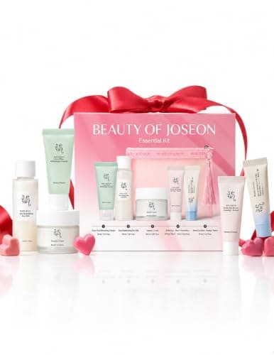 Beauty of Joseon Essential Kit – Limited Edition 5-Piece K-Beauty Travel Skincare Set with Pouch – Includes Cleanser, Rice Milk Toner, Dynasty Cream, Eye Serum, and Relief Sun SPF50+ — view 2