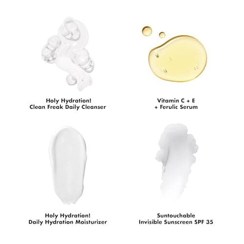 e.l.f. SKIN Wake the e.l.f. Up Skincare Kit, Travel-Size Hydrating Face Cleanser, Sunscreen, Moisturizer & Brightening Serum, Vegan & Cruelty-Free — view 6