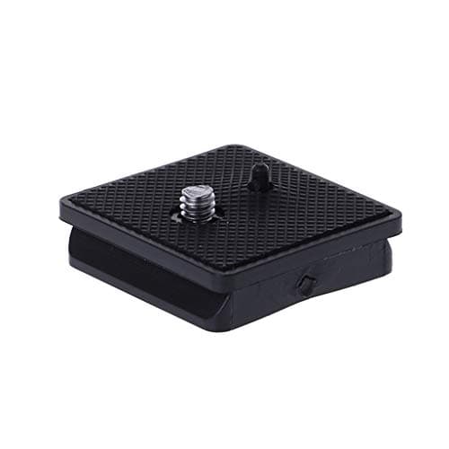 Upgraded Plastic Black Quick Release Clamp Kit QR Plate Adapter for Weifeng Tripod 330A E147 Camera Accessories Hot Shoe Cover Protection Cover Digital Camera Lens Converter Adapter Rear Cap Travel