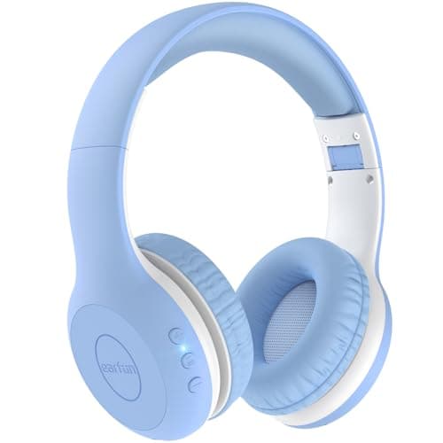 EarFun K2 Kids Headphones Wireless with Mic 45H Playtime, Volume Limit