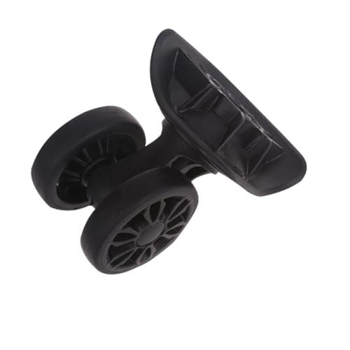 A89 GepäCkräDer Suitcase Double Row Wheels Hardware Repair Kit 360° Spinner Wheels Robust Wheel 1 Pair Black — view 5