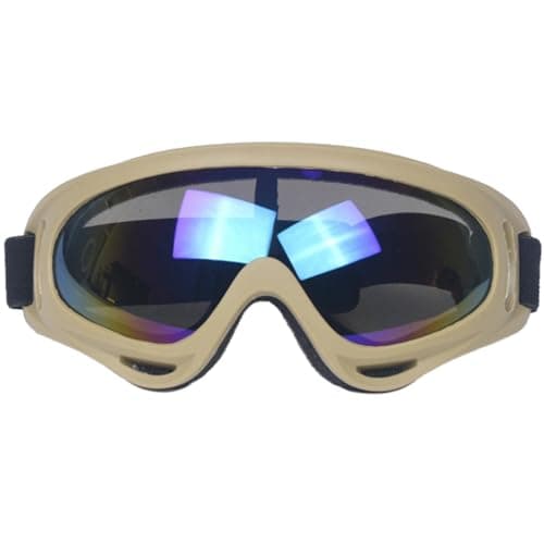 QHNTXQD Ski Goggles Snowboard Goggles, UV Protection Windproof Dustproof Anti-Scratch Winter Snow Sports Goggles for Men Women Youth (Coffee)