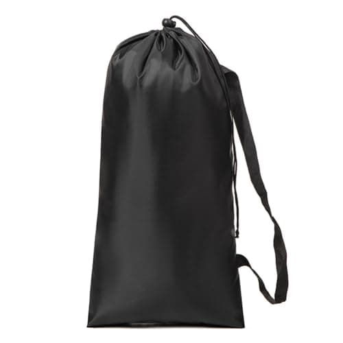 Camping Equipment Organizer 420D Nylon Water Resistant Drawstring Storage Pouch with Shoulder Strap for Outdoor Packing Camping Gear Storage Bag Outdoor Organizer Bag Hiking Equipment Fishing Gear