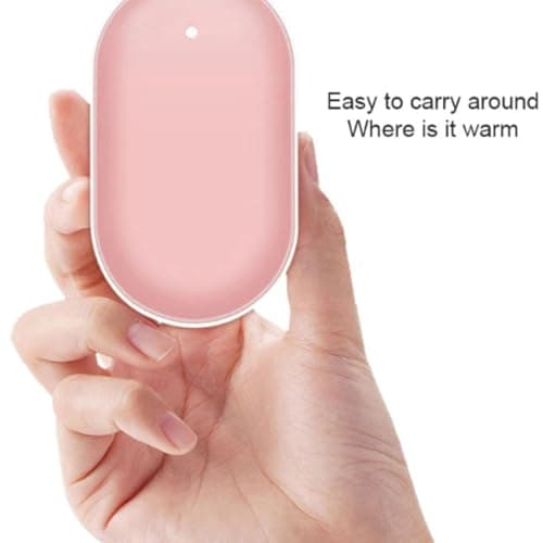 Electric Portable Hand Warmer PowerBank Pocket, Rose gold B — view 6