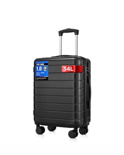 Shavont Cabin Suitcase 55x40x20, Lightweight Ryanair Small Cabin Luggage