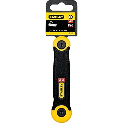 STANLEY Metal Folding Hex Key Metric 8 pc Set, Pocket Size, 2-69-264 — view 6