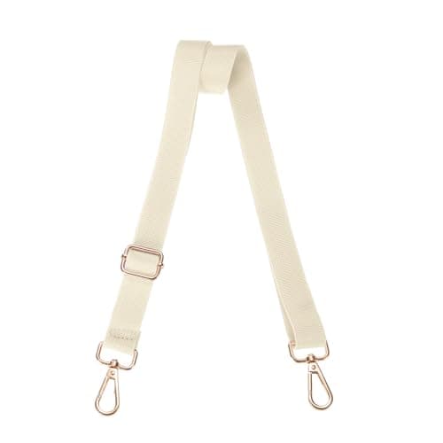 sourcing map Wide Shoulder Strap,2.5cm Crossbody Purse Strap Beige