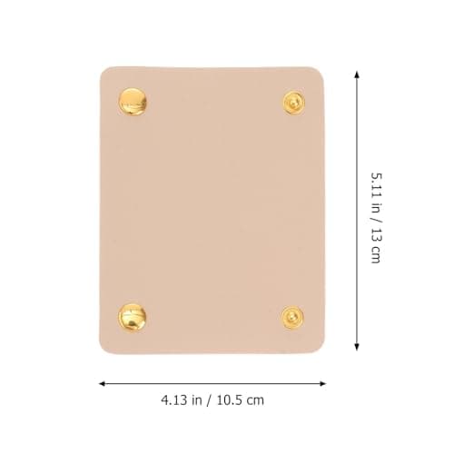 PU Leather Suitcase Handle Grip Protector with Buckle Beige — view 2