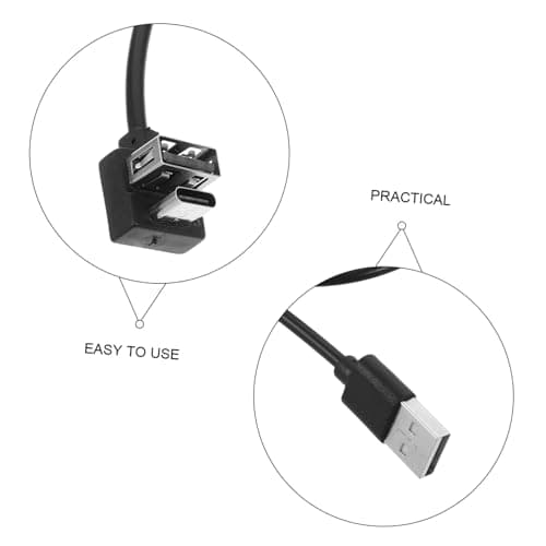 TOYZFRIENDY 10pcs USB Charging Extension Cable for Suitcases with Combination Lock Dual Port Travel Power Cord for Phones Tablets Laptops Durable Multi Device Charger Accessories — view 3