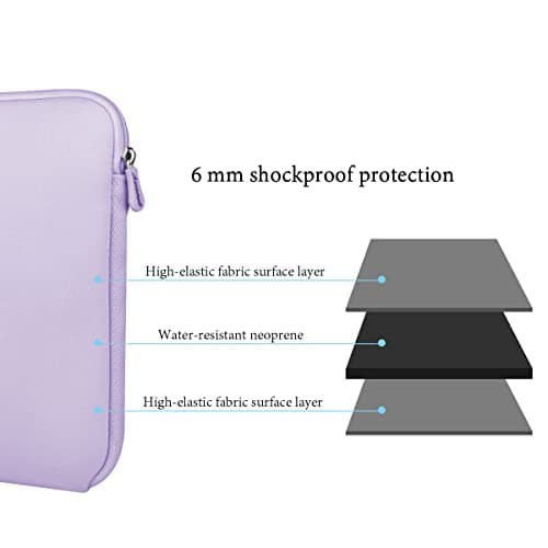 Aucase Laptop Case Sleeve 13.3 14 Inch, Thickest Lightest Water Resistant Neoprene Protective Laptop Bag for Men and Women, Compatible with MacBook 15.3''/ Air 15'' M3 M2, Chromebook — view 3