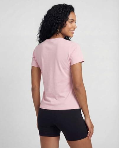 Juicy Couture 5PK Women's Short Sleeve Athletic T-Shirts – Workout Tops for Fitness, Yoga, Pilates, Gym & Activewear- Set 5, M — view 3