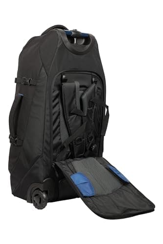 Mountain Warehouse Voyager 50L Wheelie Rucksack Jet Black ONE — view 4