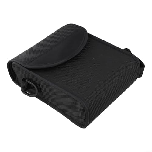 Black Roof Binoculars Case Bag, For 42Mm Objective Lens, 13.5x6x17cm Black, Compact 1680D Nylon Carry Pouch, With Shoulder Strap, For Bird Watching Hunting Travel — view 4