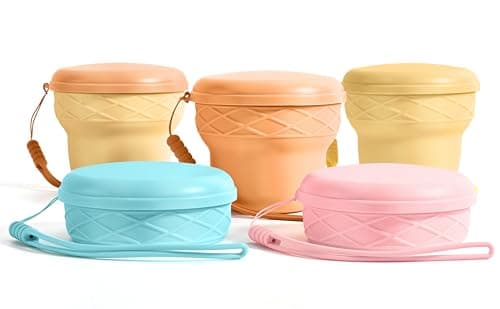 luvtree Silicone Collapsible Travel Cup with Lid, 7oz/200ml BPA-Free, Portable for Travel, Business Trip, Camping, Hiking, Picnic, RV & Backyard Party (Yellow) — view 6