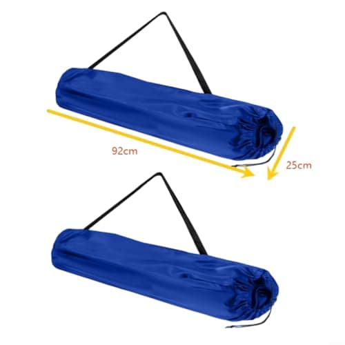 GANCEI 2pcs Outdoor Camping Chair Storage Bags with Adjustable Strap and Drawstring, Polyester Carrying Case for Folding Chairs Beach Umbrellas Fishing Rods Tents Tripods(blue) — view 2