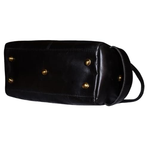 MILITARIA STUFFS Leather Toiletry Bag Dopp Kit : Vintage Unisex Travel Dopp Kit : for Toiletries, Cosmetics & More : Spacious Interior & Waterproof Lining : Compact, Fits Easily in Luggage (Brown), — view 4