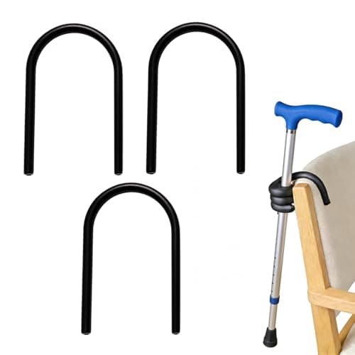 3 Pack Walking Stick Holder, Crutches Holder Flexible Mobility Accessories