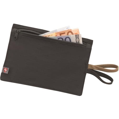 Lewis N Clarks RFID-Blocking Hidden Travel Wallet Münzbörse, Schwarz