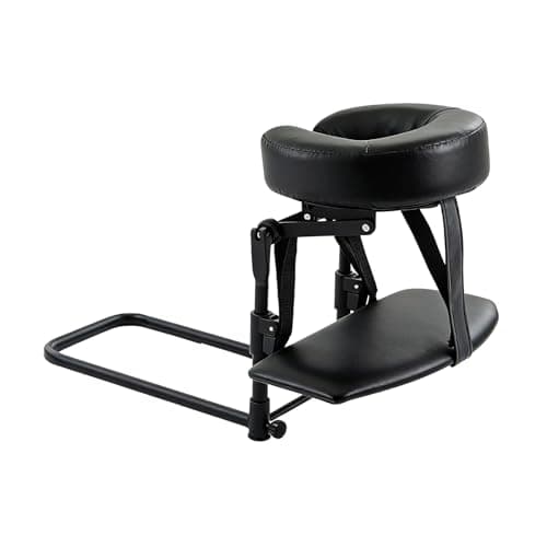 ZQBXHDZW Adjustable Massage Headrest For Bed,Face Cradle Headrest,Multifunctional Home Massage Kit,U-Shaped Pillow Comfort Beauty Spa Bed Face Cradle,For Tables Equipment(Black)
