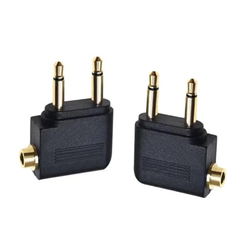 MUHVWM 3.5mm Aircraft Earphones Link with Dense Gold Veneered Bronze — view 6