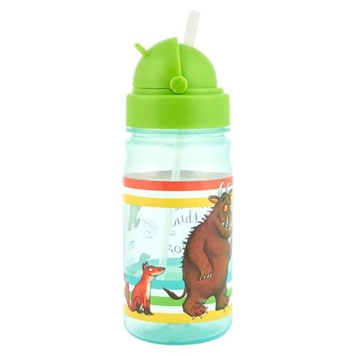 The Gruffalo 400ml Kids Water Bottle with Dome Lid & Flip-Up Integrated Straw - BPA-Free, Leak-Proof Design, Perfect for School & Outdoor Activities, Green — view 4