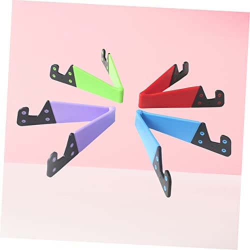Uonlytech 5 Pack V Shape Foldable Tpr Phone Tablet Stand Holder — view 5