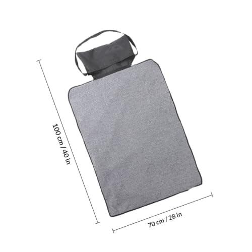 Toddmomy Foldable Blanket for Pets Travel Dog Bed Halloween Season Black — view 2