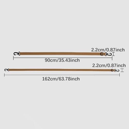 LOVIVER Shoulder Strap Replacement Crossbody Bag Strap Simple Multifunction Men Handbag Strap Adjustable Strap for Shoulder Bag Pouch, Khaki — view 3