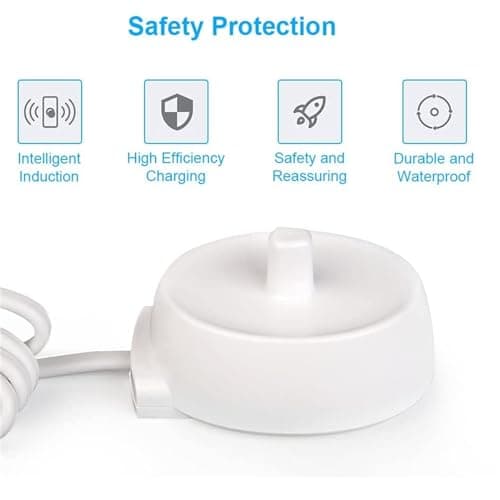 ZZOSRDR Electric Toothbrush Charger for Oral B, Inductive Replacement Charging Base Compatible with Braun Oral B Type 3757, Waterproof Charging Adapter — view 3