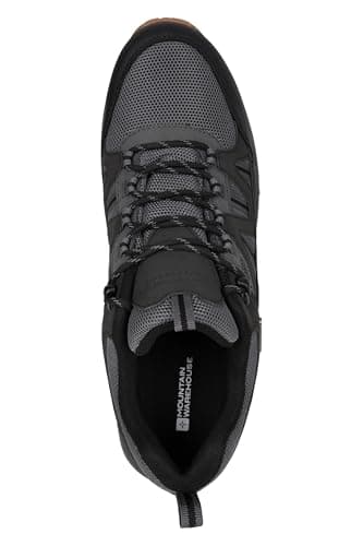 Mountain Warehouse Route Mens Outdoor Waterproof Walking Shoe - Breathable, Mesh Lining, EVA Cusion, Sneakers - Spring, Summer, Hiking, Outdoors & Trekking Grey Adult Shoe Size 9 — view 5